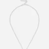 Ketting met strass-initiaal