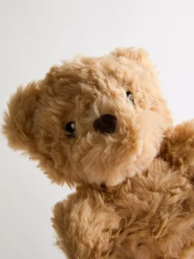 Klein pluche knuffeltje in de vorm van een teddybeer