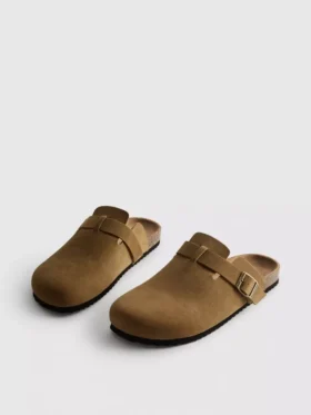 Klompsandalen met gespband