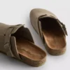 Klompsandalen met gespband