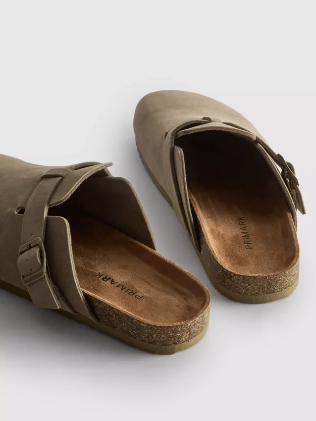 Klompsandalen met gespband