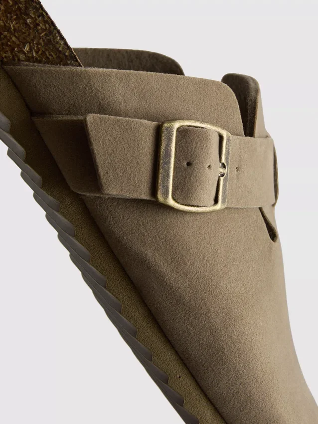 Klompsandalen met gespband