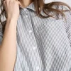 Kort, boxy oxford-overhemd met korte mouwen