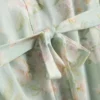 Korte ochtendjassen met bloemenprint