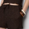 KreukelShorts met trekkoord