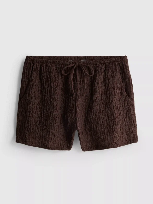 KreukelShorts met trekkoord