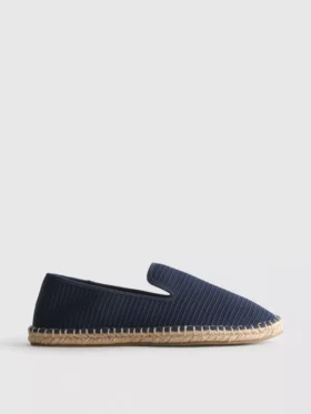 Lage gebreide espadrille