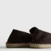 Lage gebreide espadrille