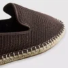 Lage gebreide espadrille