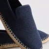 Lage gebreide espadrille