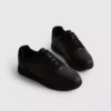 Lage sneakers met inzetstukken