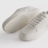 Lage sneakers met inzetstukken