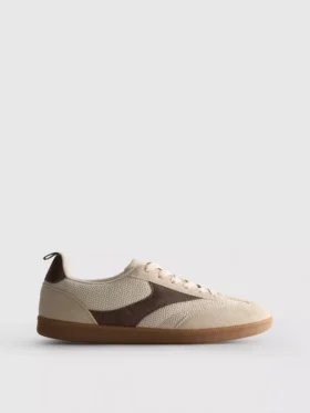 Lage sneakers met rubberen zool