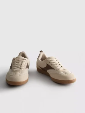 Lage sneakers met rubberen zool
