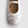Lakballerina’s met platte schoenen