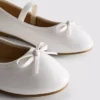 Lakballerina’s met platte schoenen