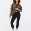 Legging met hoge taille van jersey