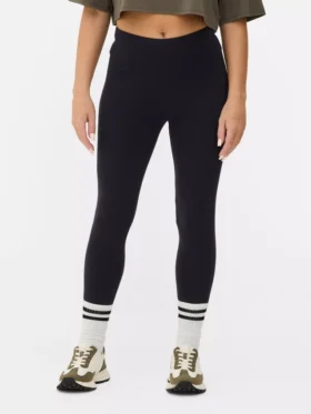 Legging met hoge taille van jersey