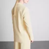 Lila blazer met enkele rij knopen