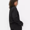 Lila blazer met enkele rij knopen