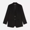 Lila blazer met enkele rij knopen