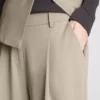 Lila broek met rechte pijpen