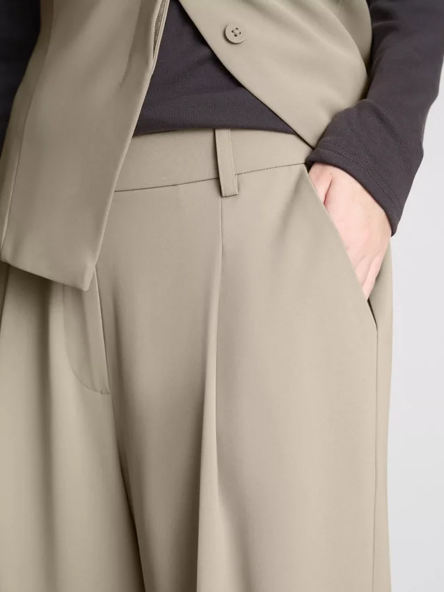 Lila broek met rechte pijpen