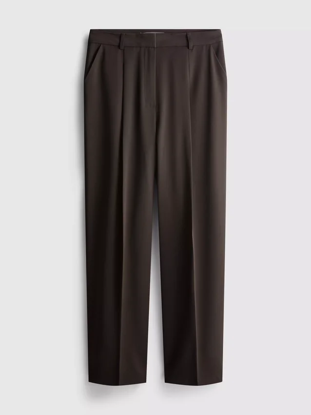 Lila broek met rechte pijpen