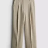 Lila broek met rechte pijpen
