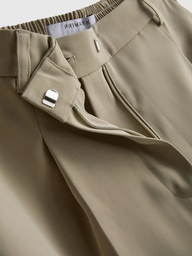 Lila broek met rechte pijpen
