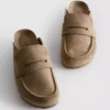 Loafer-klompsandalen