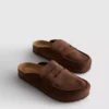 Loafer-klompsandalen