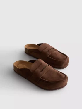 Loafer-klompsandalen