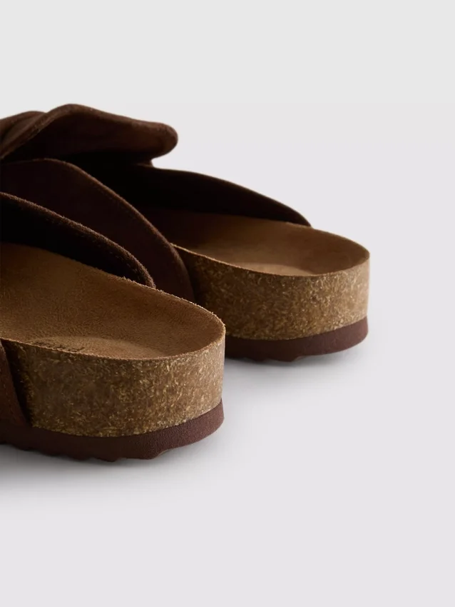 Loafer-klompsandalen