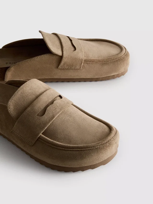 Loafer-klompsandalen