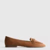 Loafers met brede pasvorm en lage neus