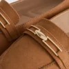 Loafers met brede pasvorm en lage neus