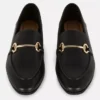 Loafers van imitatieleer met trensdetails