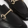 Loafers van imitatieleer met trensdetails