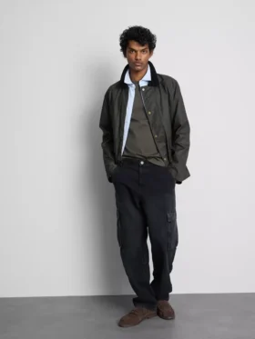 Loszittende cargo-jeans met middelhoge taille
