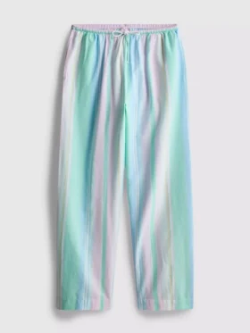 Love to Lounge: pastelkleurige pyjamabroek met rechte pijpen