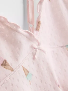 Love to Lounge-pyjama-cami-top met ijsjesprint