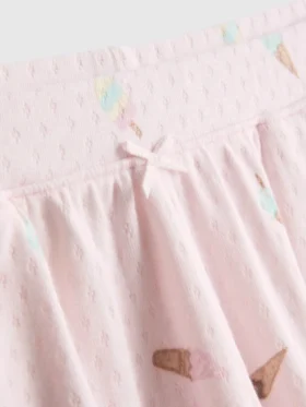 Love to Lounge pyjama-short met ruches in ijsjesprint