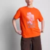 Maura K Spanje: T-shirt met grafische print en relaxte pasvorm