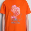 Maura K Spanje: T-shirt met grafische print en relaxte pasvorm