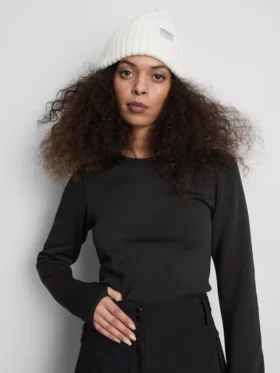 Met pluche gevoerde thermoshirt met lange mouwen