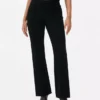 Mid-rise ponte-legging met uitlopende pijpen