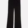 Mid-rise ponte-legging met uitlopende pijpen