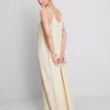 Midi-jurk met bandjes