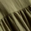 Midi-rok met lage taille